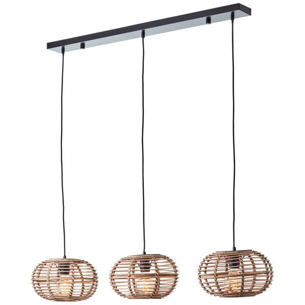 Bay Isle Home Askim 3Light Kitchen Island Globe Pendant Wayfair.co.uk